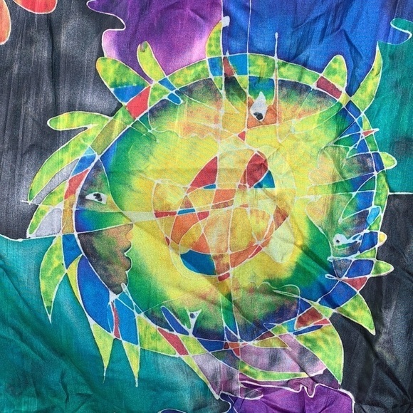 HEAD reversible batik sun windbreaker jacket EUC - Picture 3 of 15